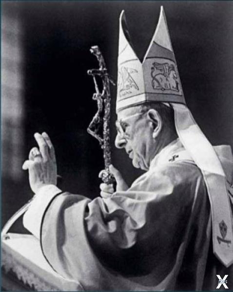 Папа Павел VI на праздничной службе ...