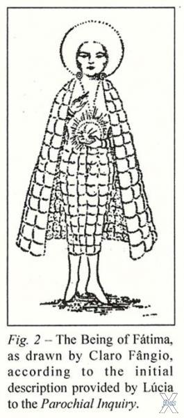 Эскиз существа Фатимы , 1917 год