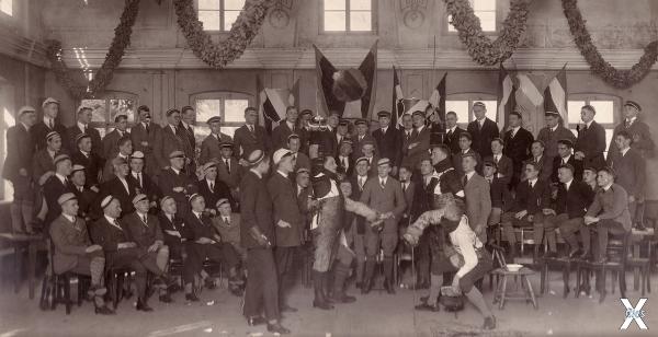 Мензура в Гейдельберге, 1925 г.