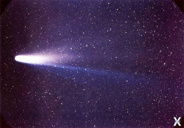 Комета Галлея, фото 1986 года