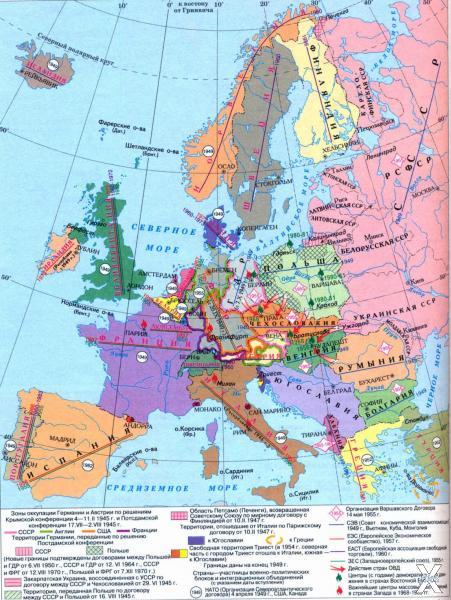 Европа после Второй мировой войны