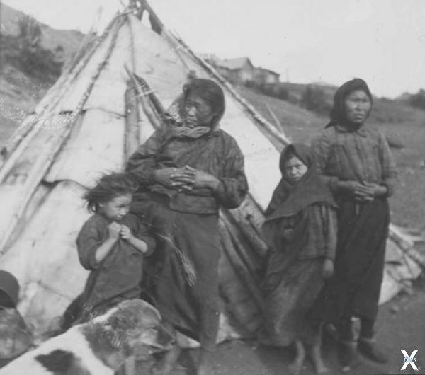 Кетские женщины и дети, 1913 год