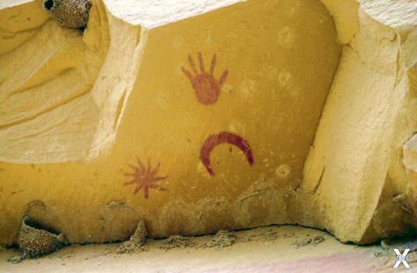 Эта пиктограмма XI века в каньоне Чак...