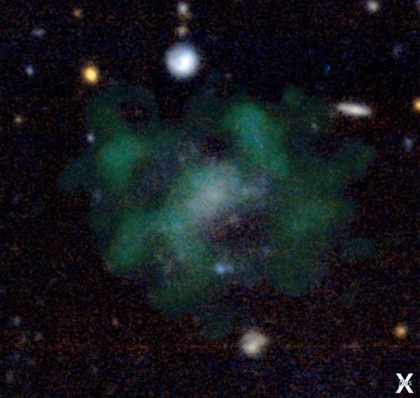 Галактика AGC 114905 в созвездии Рыб