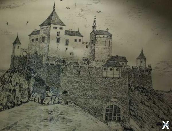 Замок Чахтице в Словакии, где жила гр...