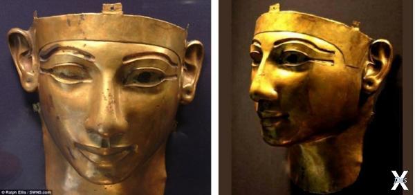 Золотая маска фараона Шешонка II