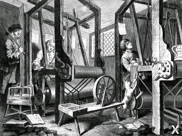 Ткацкое производство в Англии, 1800-е...