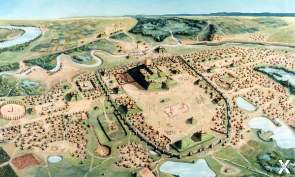 Древние коренные американцы построили...