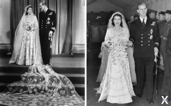 Свадьба королевы Елизаветы II и принц...