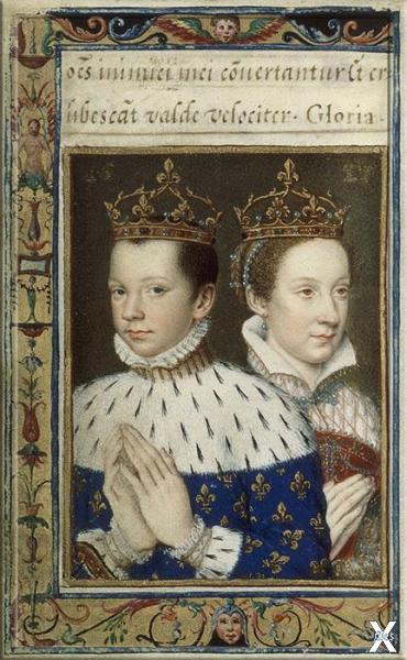 Франциск II и его жена Мария, королев...