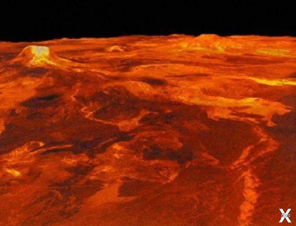 Фотографии раскалённой атмосфера Венеры