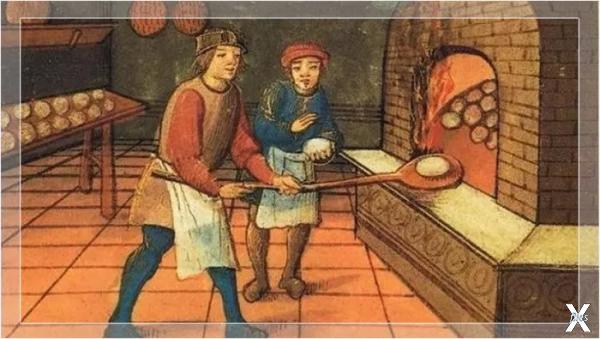 Средневековый пекарь