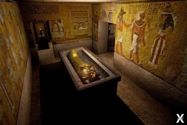Гробница Тутанхамона состоит из небол...