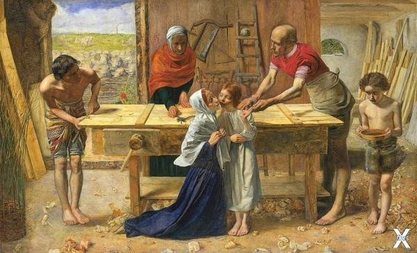 «Христос в родительском доме», 1850 г.
