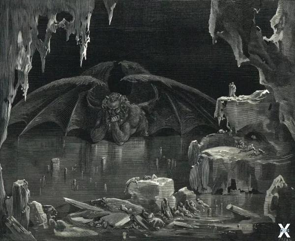 «Люцифер, царь ада», Луи Огюст Гюстав...