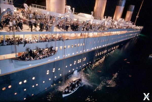 Кадр из фильма "Титаник" Джеймса Кэме...