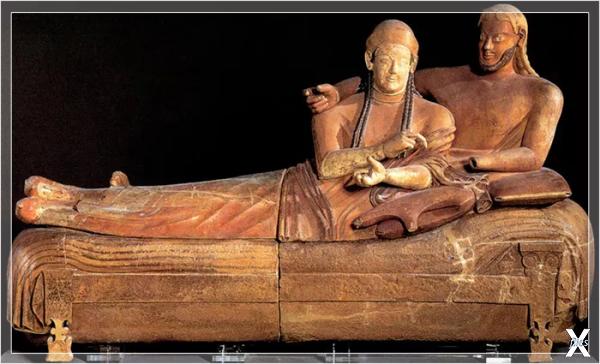 Саркофаг супругов, этруски, VI век до...