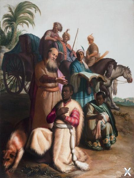 Рембранд ван Рейн «Крещение евнуха», ...