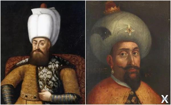 Султаны Мурад III и Мехмед III, особе...