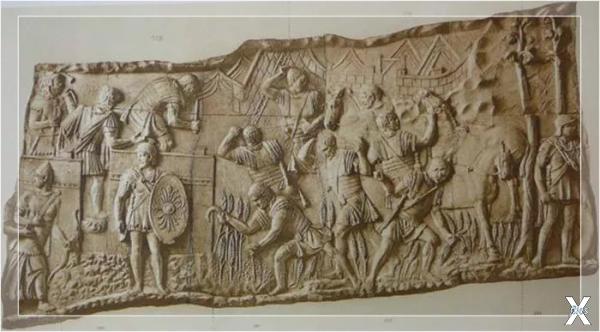 Фрагмент колонны Траяна, рельеф 81