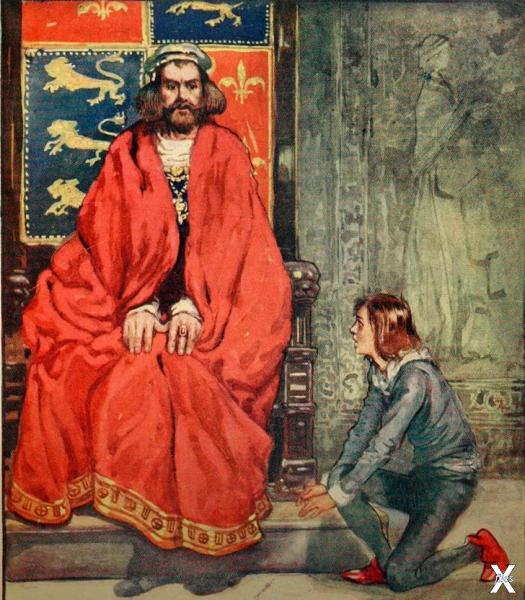 «Слуга сообщает королю Генриху I о ги...