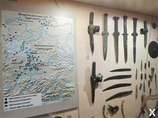 Артефакты из минусинского музея