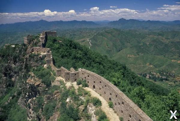 Участок Великой Китайской стены, кото...