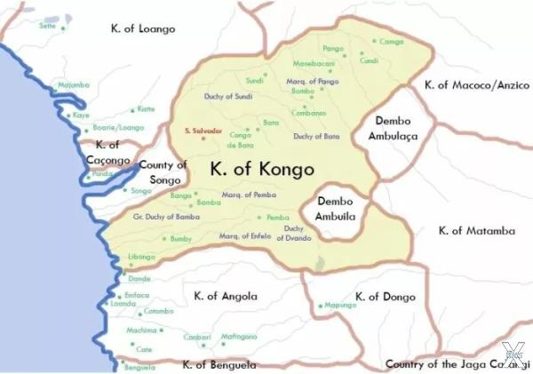 Королевство Конго в 1711 году