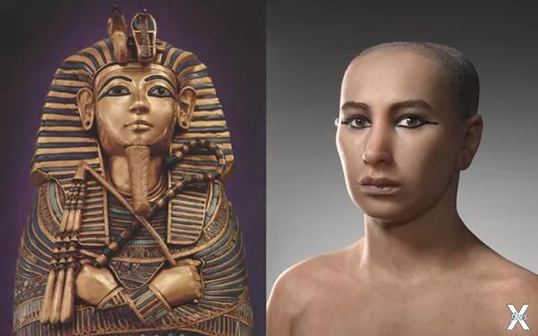 Саркофаг фараона Тутанхамона и соврем...