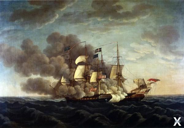 Битва с "Герьером", 1812 год