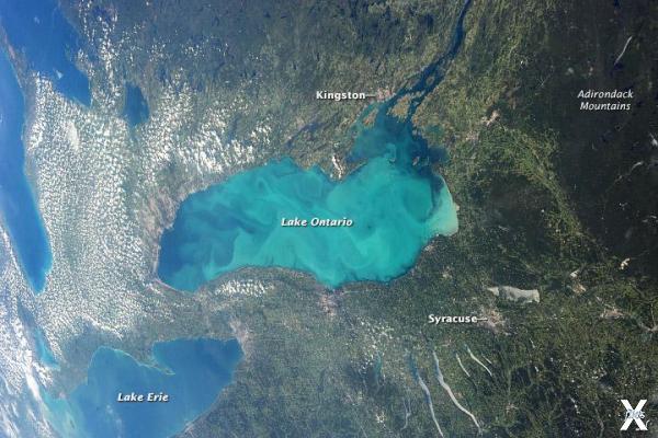 Явление "побеления" вод озера Онтарио