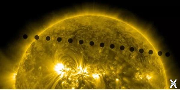Транзит Венеры по диску Солнца в 2012...