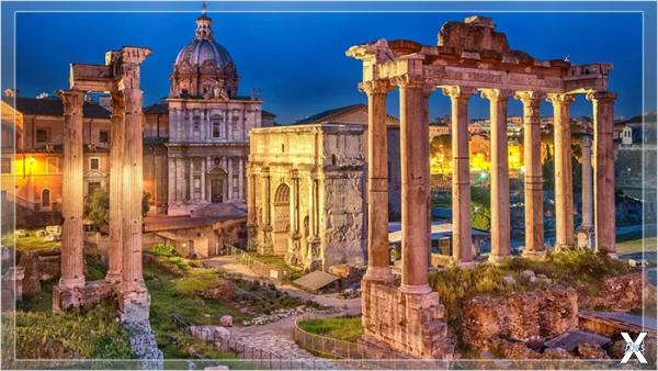 Даже руины древнего Рима выглядят гра...