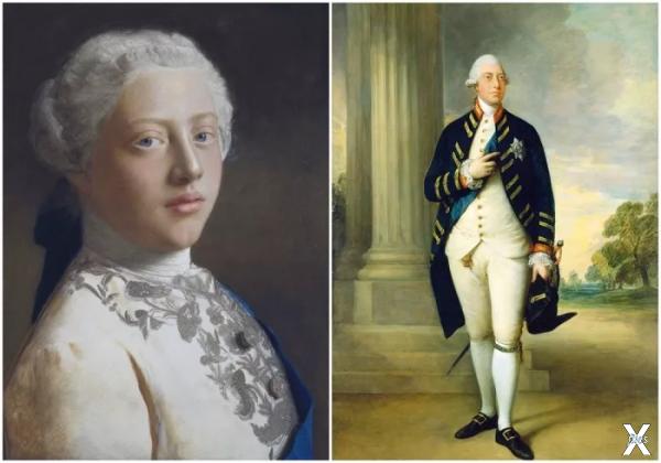 Слева направо: Портрет Георга, принца...