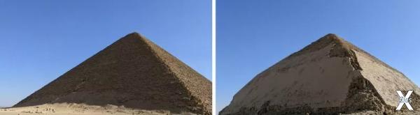 Красная и Ломаная пирамиды в Дахшуре
