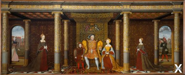 Семья Генриха VIII. Картина неизвестн...
