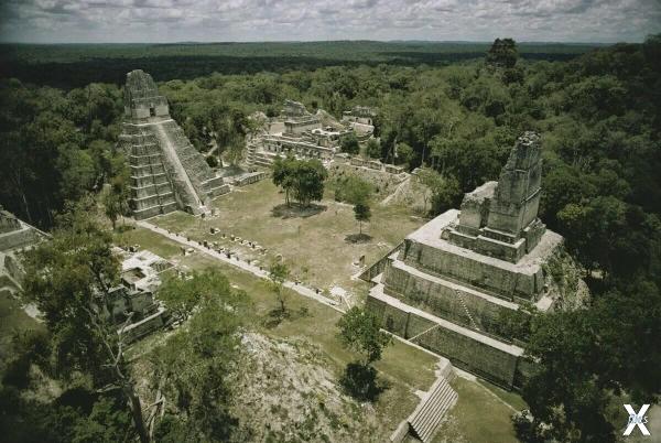 Пирамиды майя. Тикаль. Гватемала