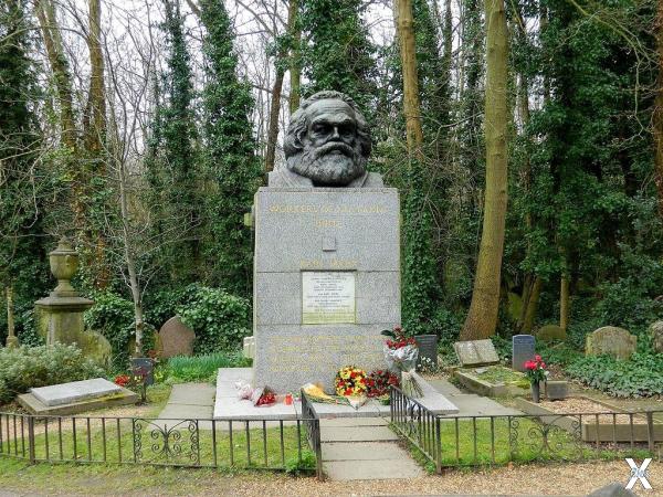 Могила Карла Маркса на Хайгейтском кл...