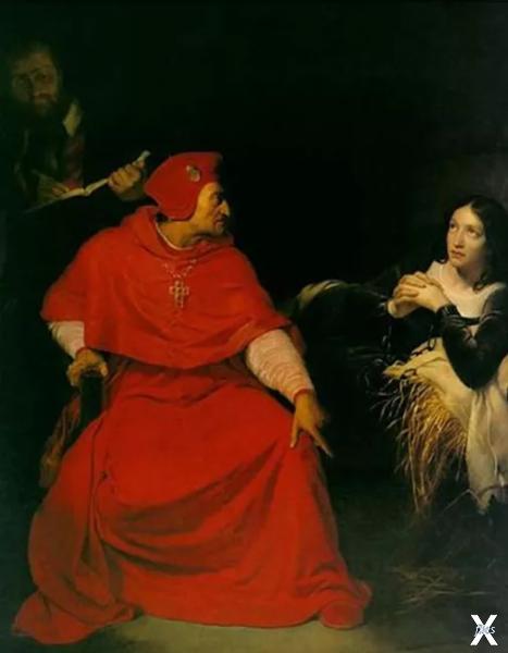 Жанна д'Арк допрашивается кардиналом ...