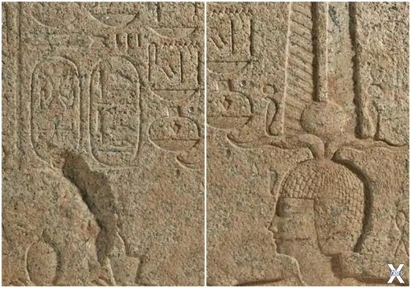 Египетский рельеф с изображением Алек...