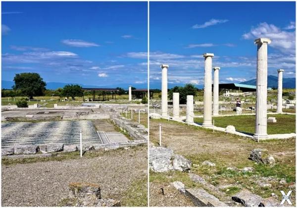 Археологические раскопки в Пелле, Гре...