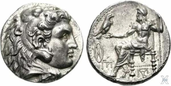 Монета Филиппа III Арридайоса, отчека...