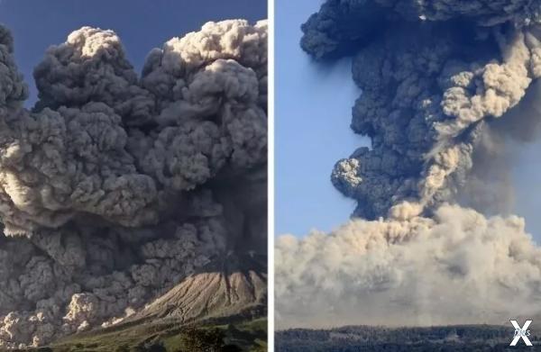 Извержение вулкана: пепел, который за...