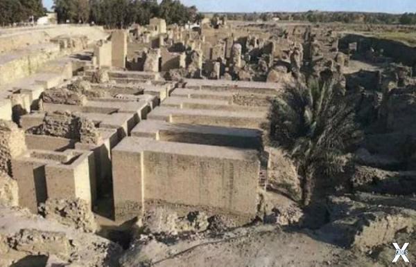 Руины в Ираке на месте, где предполож...