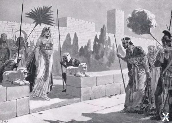 Встреча Ирода и Клеопатры в Иерусалим...