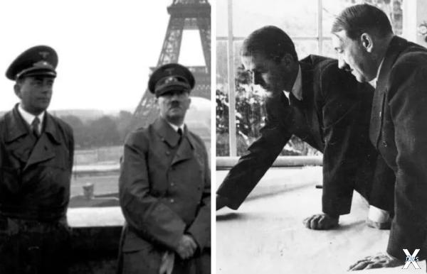 Адольф Гитлер и Альберт Шпеер