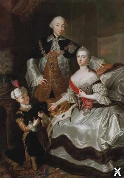 Портрет Петра III с Екатериной Велико...