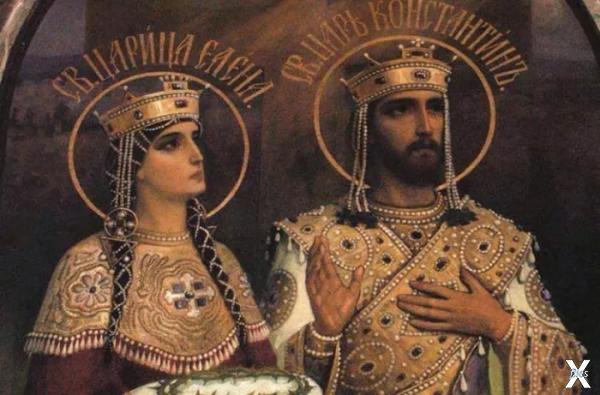 Елена и император Константин Великий