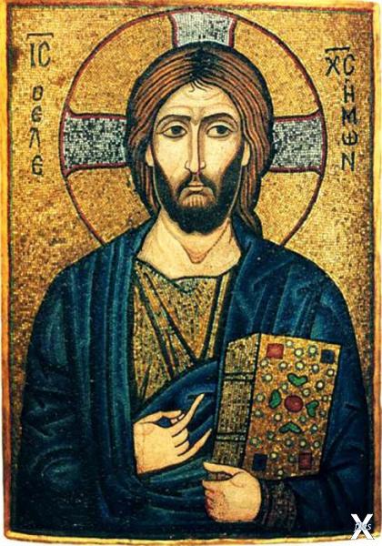 Христос Милостивый. Византийская моза...