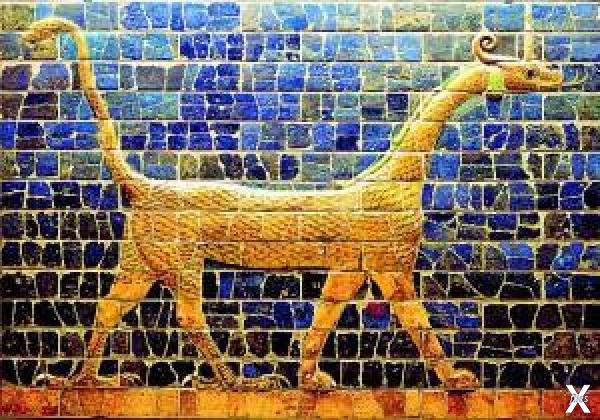 Мифический дракон, которого вавилонск...